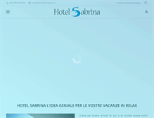 Tablet Screenshot of hotelsabrinavasto.it